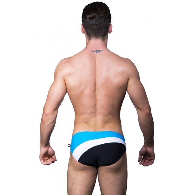 Andrew Christian Curve Bikini 男士泳褲 藍白黑色