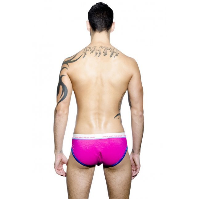 Andrew Christian Tighty Whitie Punked Brief with Almost Naked Pouch 男士內褲