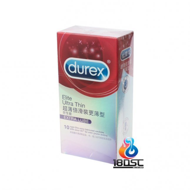 Durex - 杜蕾斯 超薄倍滑裝更薄型 (香港版) 10片