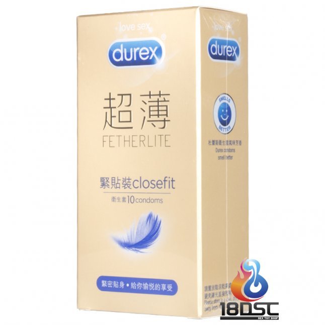 Durex - 杜蕾斯超薄緊貼裝 10片裝