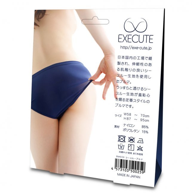 EXE CUTE - BM009 半透視日本運動小短褲