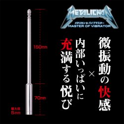 Fuji World - METALICKAN 懺悔無用 Vibrator 震動尿道塞 Fuji World - METALICKAN 懺悔無用 Vibrator 震動尿道塞