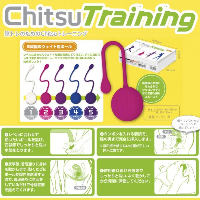 KMP - Chitsu Training 5合1 收陰訓練球套裝