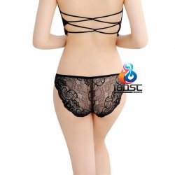 La CoCo 黑色小性感蕾絲內褲