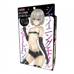 Tamatoys 亮面緊身超短熱褲 男娘用 2L