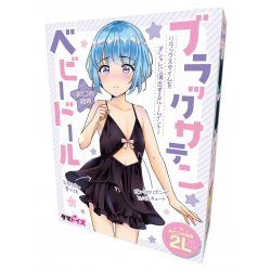 Tamatoys 黑色緞面內衣 男娘用 2L