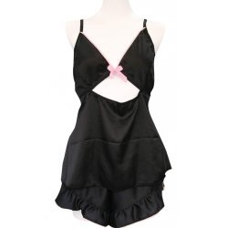 Tamatoys 黑色緞面內衣 男娘用 2L