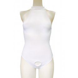 Tamatoys 白色掛頸肩帶緊身衣 男娘用 2L