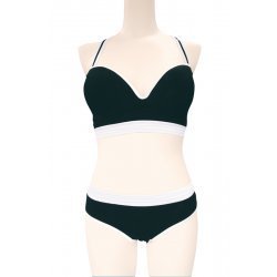 Tamatoys 黑色運動內衣套裝 男娘用 2L