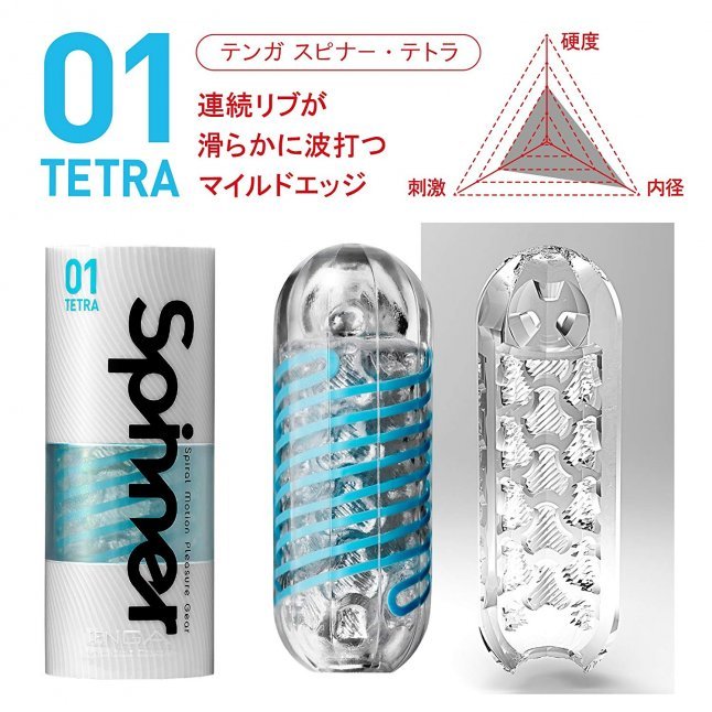 Tenga - Spinner 飛機杯 01 波刀紋