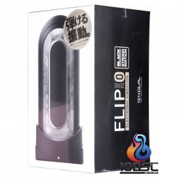 Tenga - Flip 0 (Zero) 黑色硬身 震動版 飛機杯
