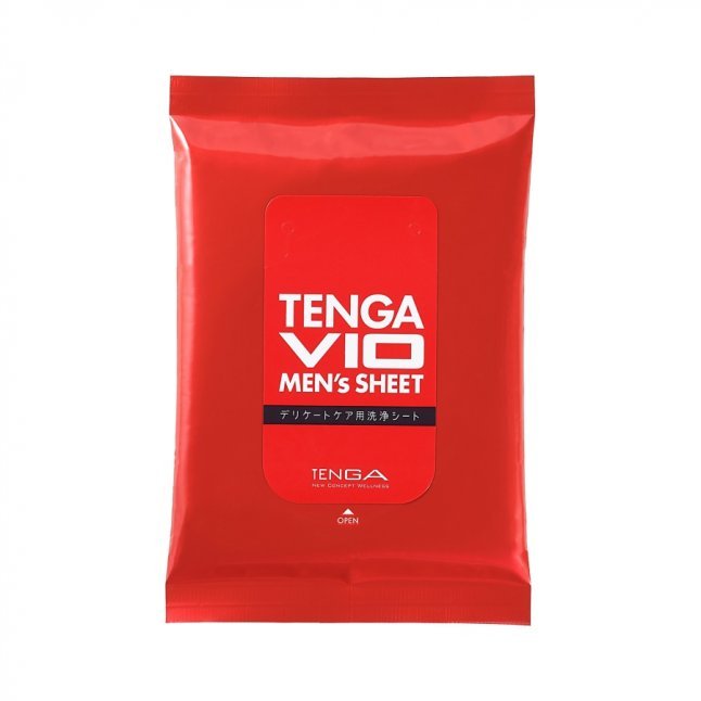Tenga - VIO 男性私密清潔濕紙巾 10片裝