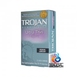 Trojan - 戰神激感超薄潤滑裝安全套 (美國版)