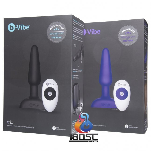 b-Vibe - Trio Plug 無線搖控震動肛塞
