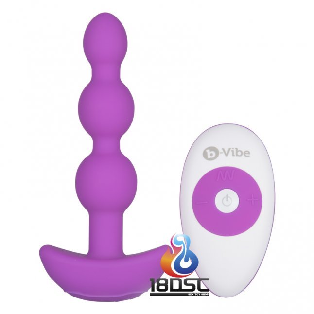 b-Vibe - Triplet Anal Beads 無線搖控後庭串珠震動器